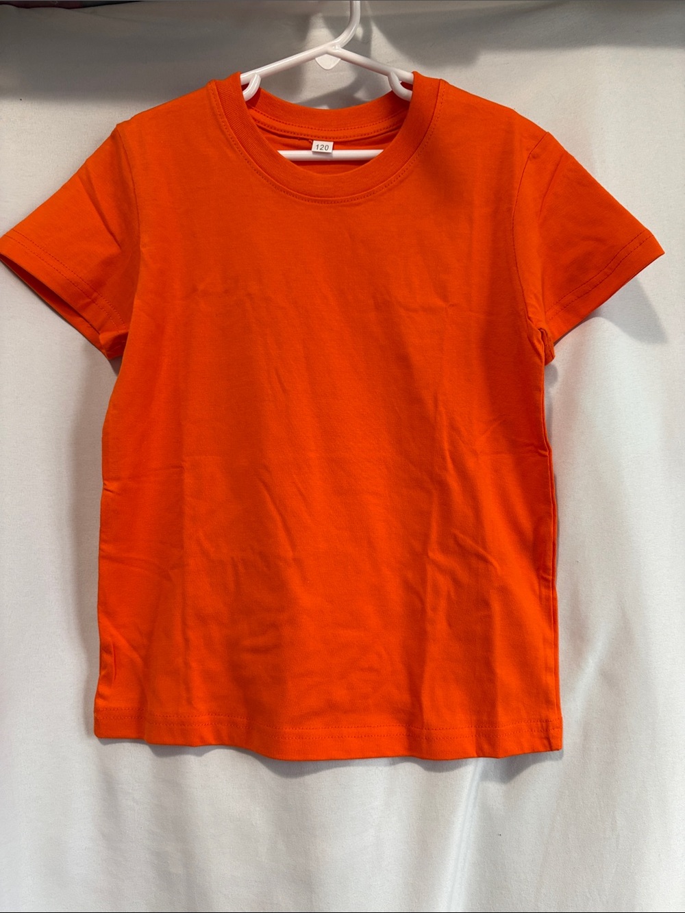 Bright Orange Short Sleeve Tee for Kids